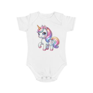 Adorable Unicorn Baby Bodysuit, Perfect Gift for Newborns, Cute Baby Shower Outfit, Baby Unicorn Clothes, Infant Unicorn Apparel