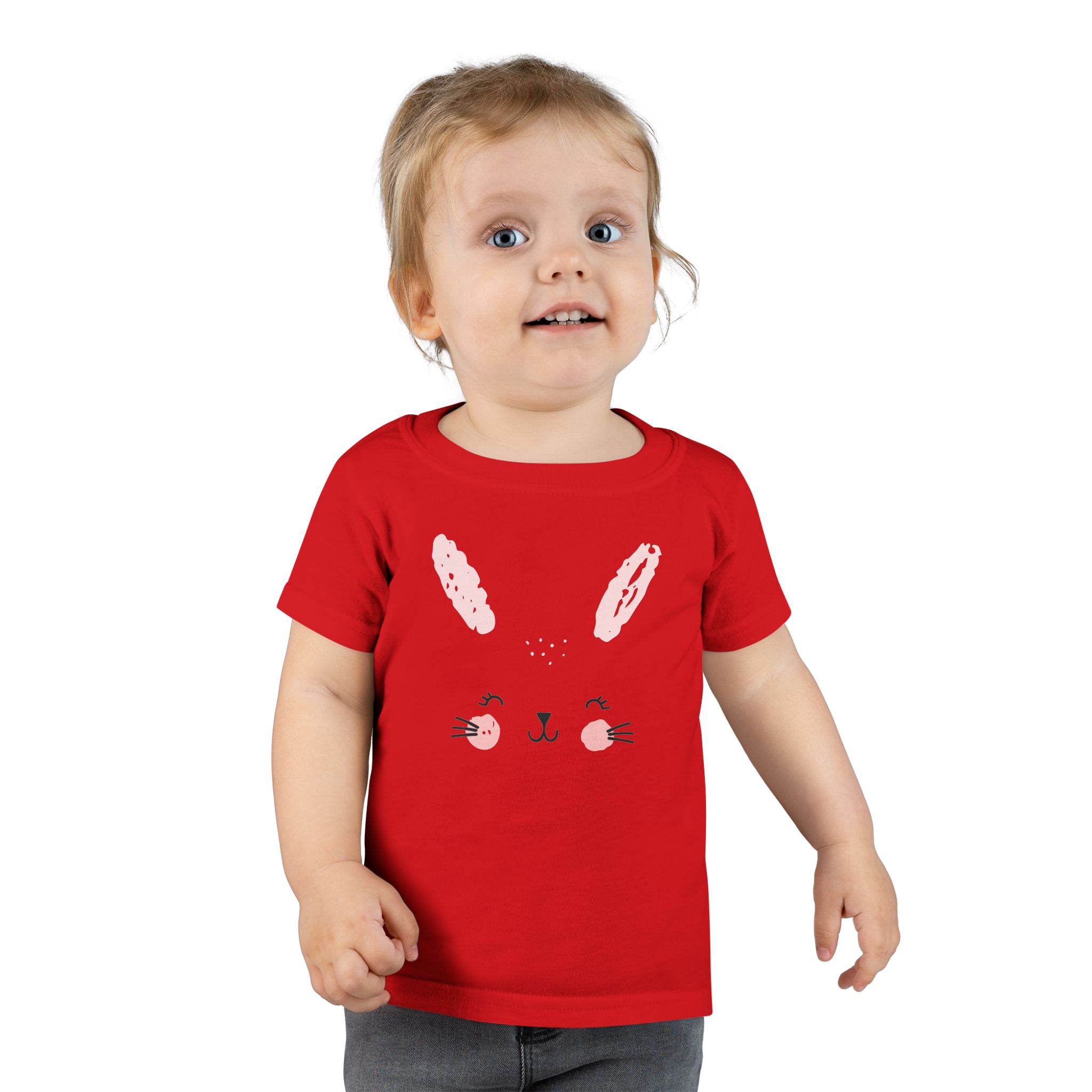 Adorable Bunny Toddler T-shirt, Cute Bunny Tee for Kids, Easter Outfit, Spring Apparel, Baby Shower Gift, Toddler Clothes - Image 18