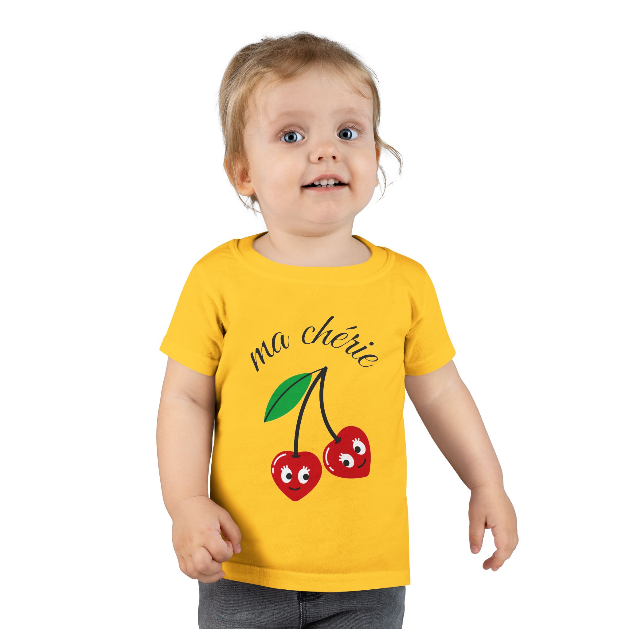 Cute Toddler T-Shirt with Cherries - Adorable Kids Apparel, Gift for Birthdays, Baby Showers, Playdates, Fun Everyday Wear - Image 6