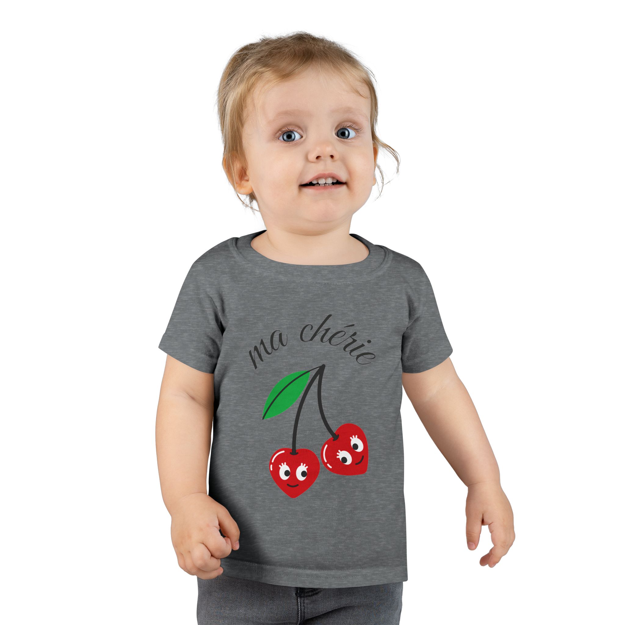 Cute Toddler T-Shirt with Cherries - Adorable Kids Apparel, Gift for Birthdays, Baby Showers, Playdates, Fun Everyday Wear - Image 12