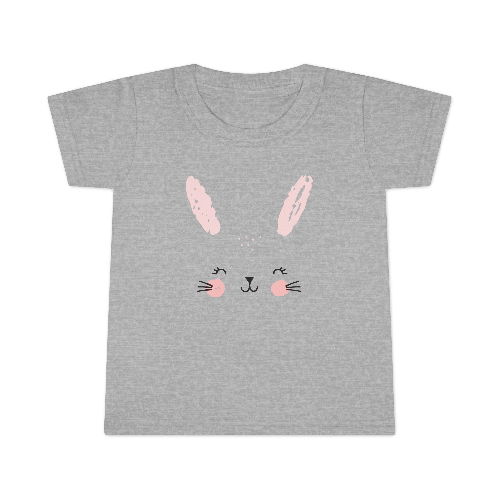Adorable Bunny Toddler T-shirt, Cute Bunny Tee for Kids, Easter Outfit, Spring Apparel, Baby Shower Gift, Toddler Clothes