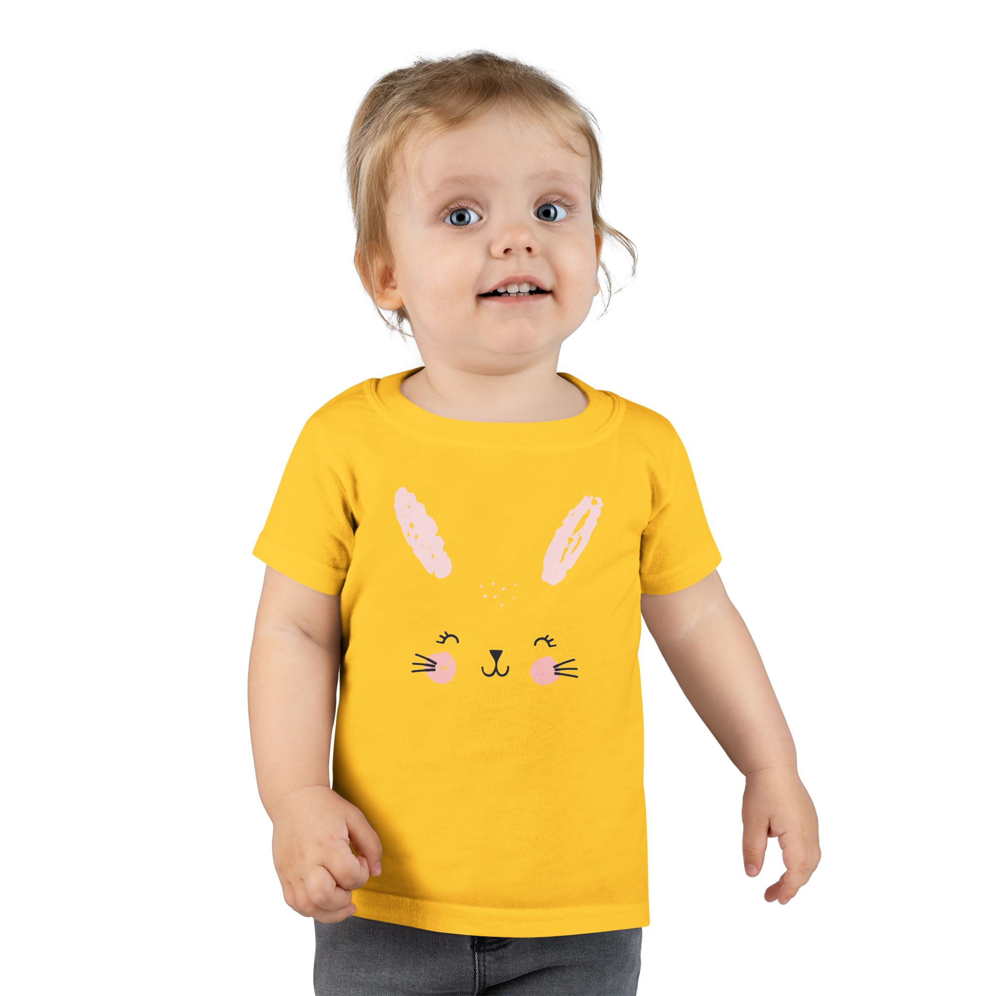 Adorable Bunny Toddler T-shirt, Cute Bunny Tee for Kids, Easter Outfit, Spring Apparel, Baby Shower Gift, Toddler Clothes - Image 6