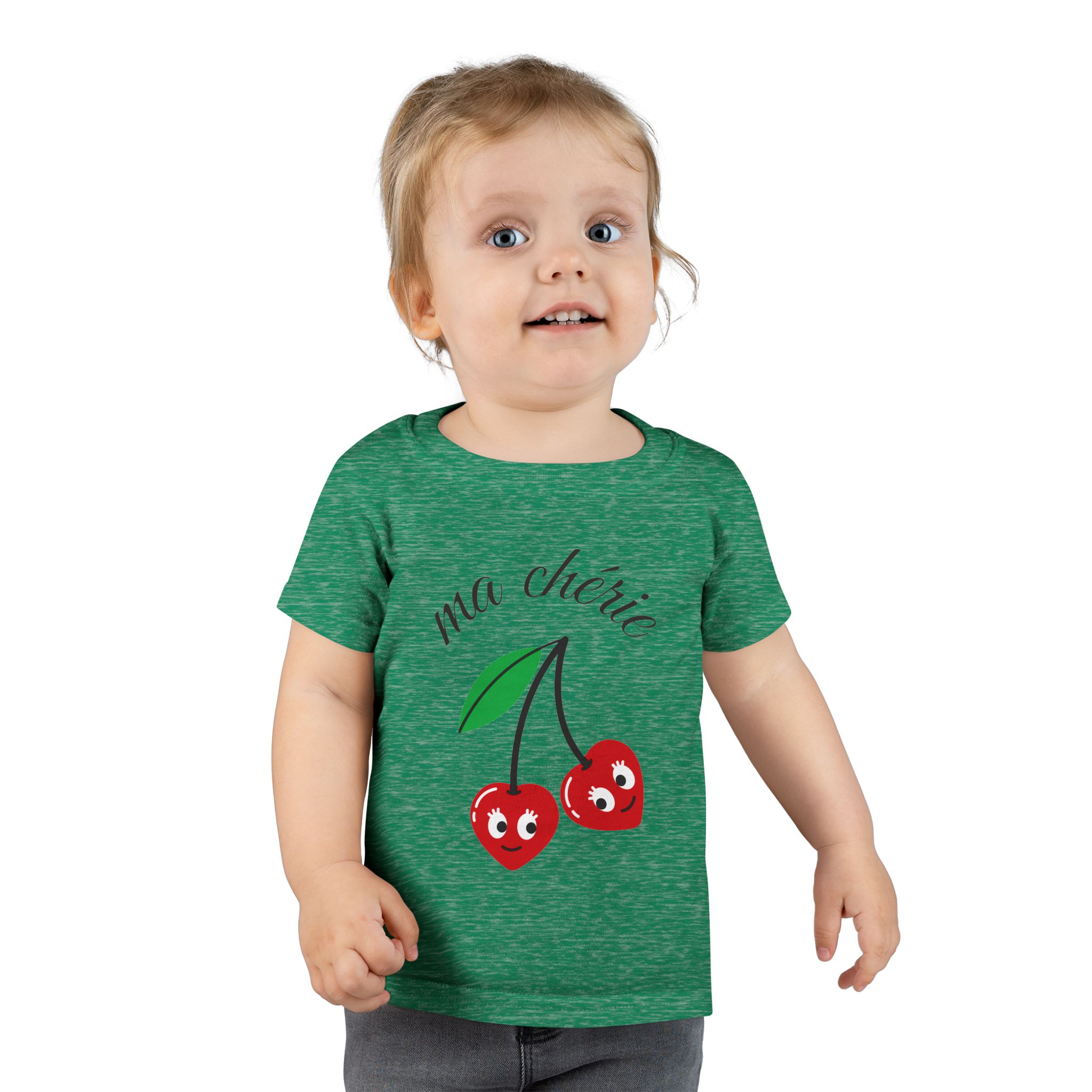 Cute Toddler T-Shirt with Cherries - Adorable Kids Apparel, Gift for Birthdays, Baby Showers, Playdates, Fun Everyday Wear - Image 15