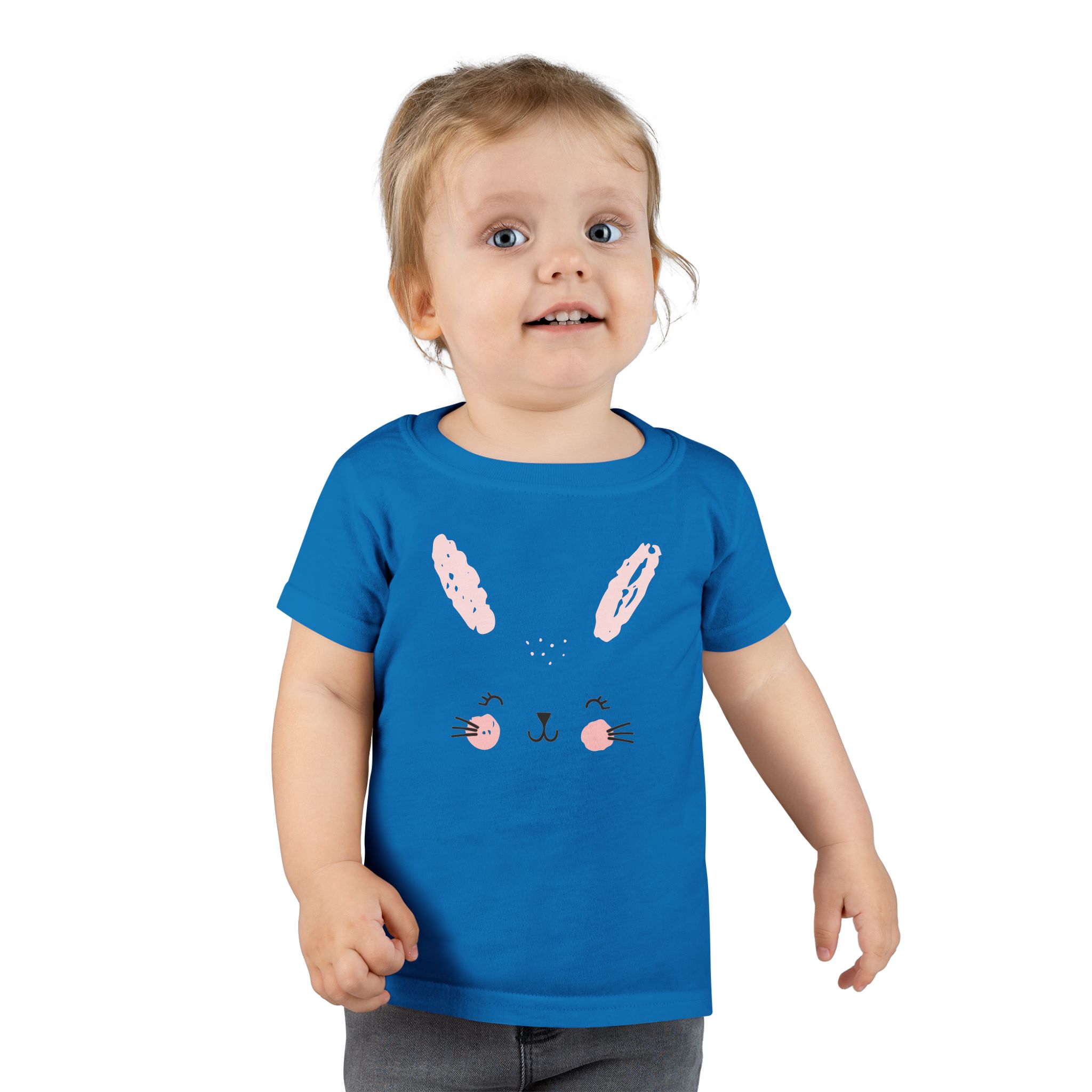 Adorable Bunny Toddler T-shirt, Cute Bunny Tee for Kids, Easter Outfit, Spring Apparel, Baby Shower Gift, Toddler Clothes - Image 15