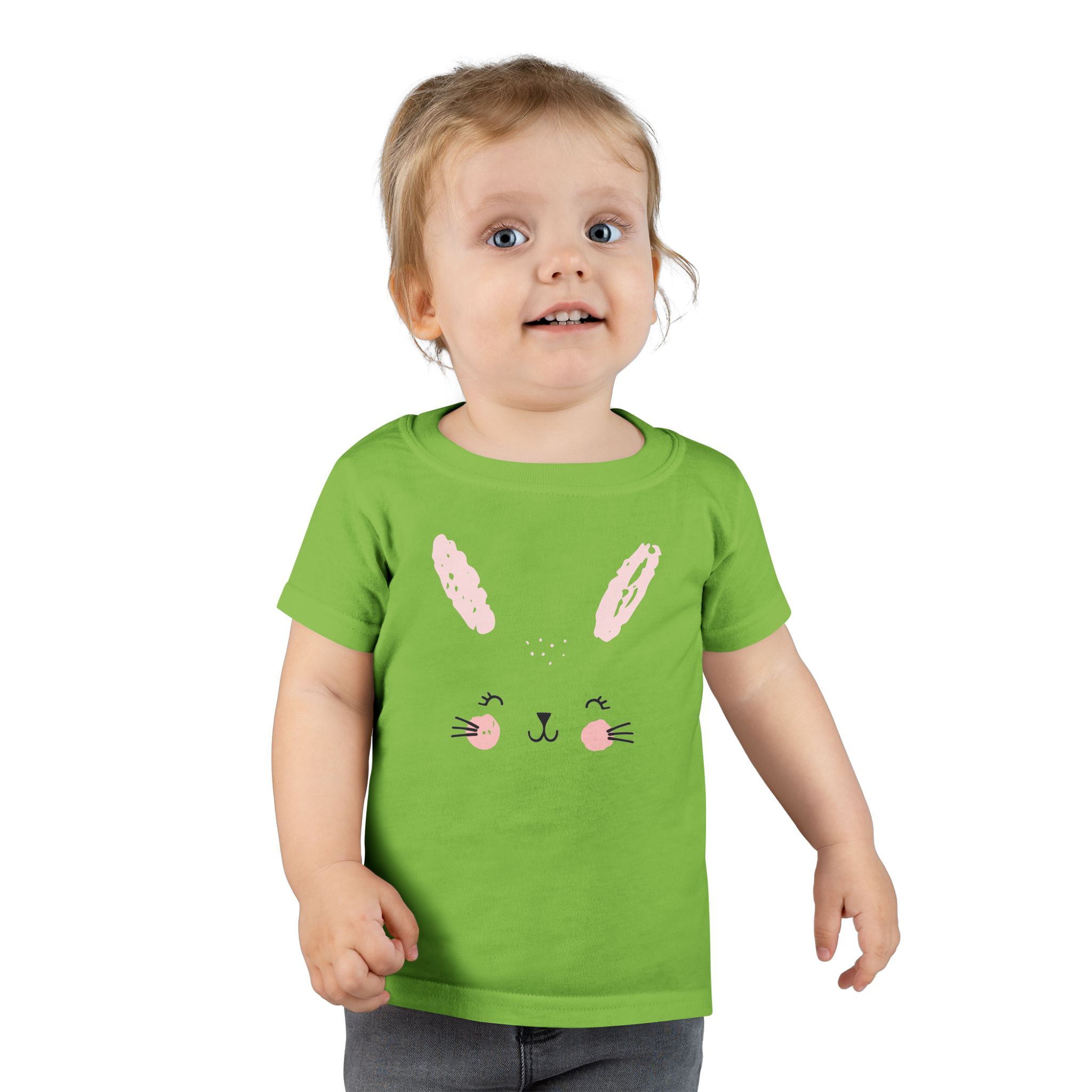 Adorable Bunny Toddler T-shirt, Cute Bunny Tee for Kids, Easter Outfit, Spring Apparel, Baby Shower Gift, Toddler Clothes - Image 9